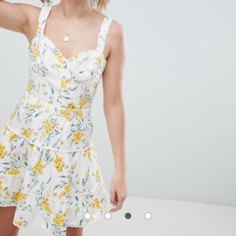 Asos floral top/skirt set
